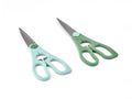 KitchenCraft Set Of 2 Kitchen Shears With Stainless Steel Blades Blue And Green