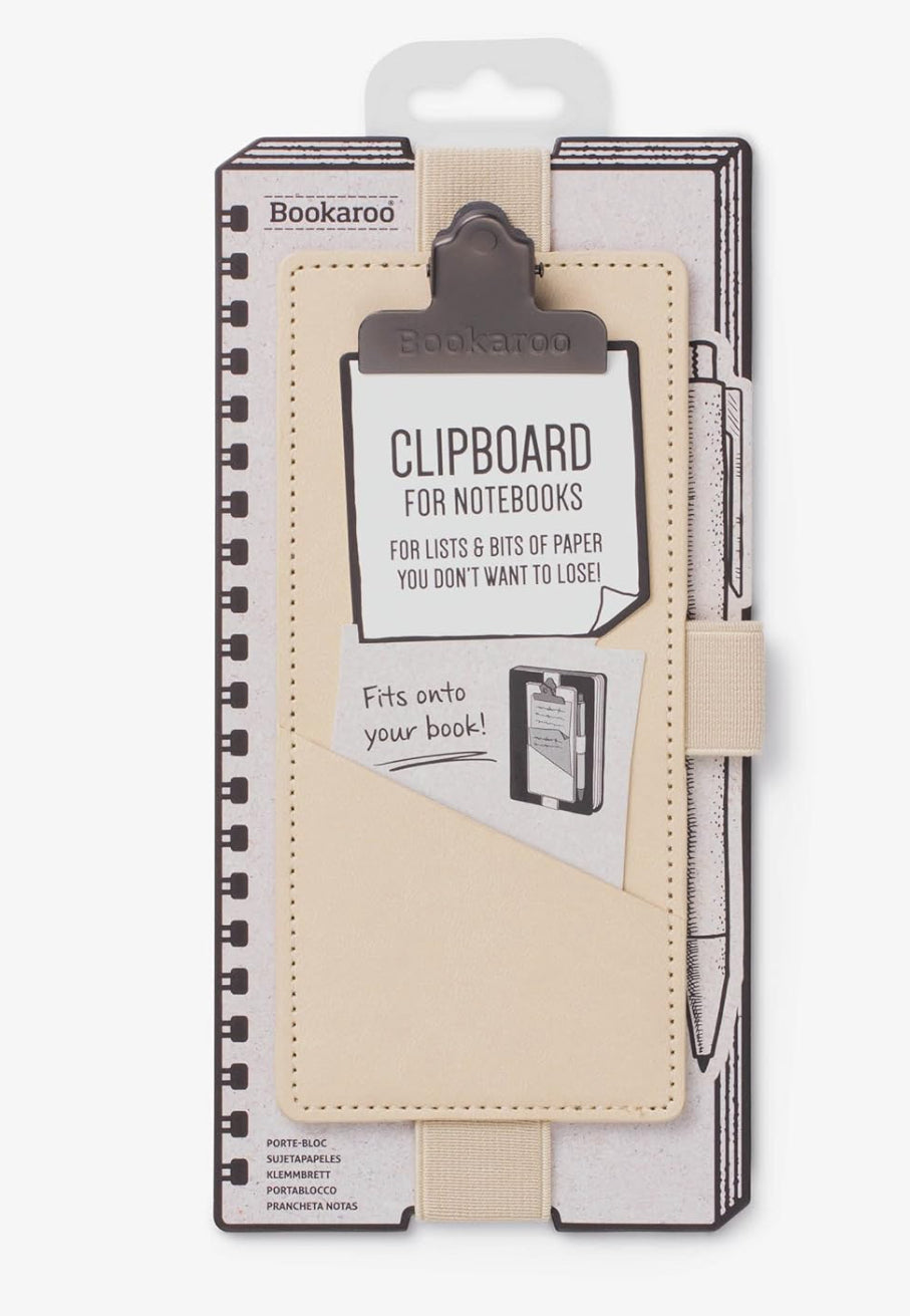 If Bookaroo Notebook Clipboard Cream