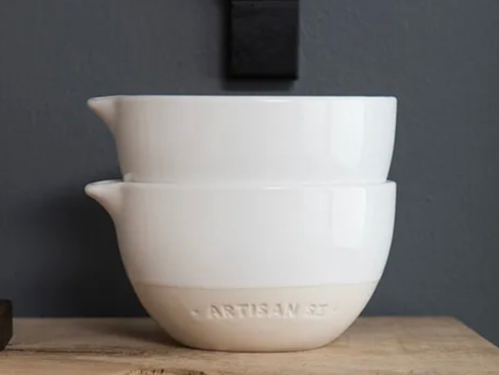 Artisan Street White Set Of 2 Prep Bowls