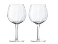 Artisan Street Ripple Set Of 2 Balloon Gin Glasses