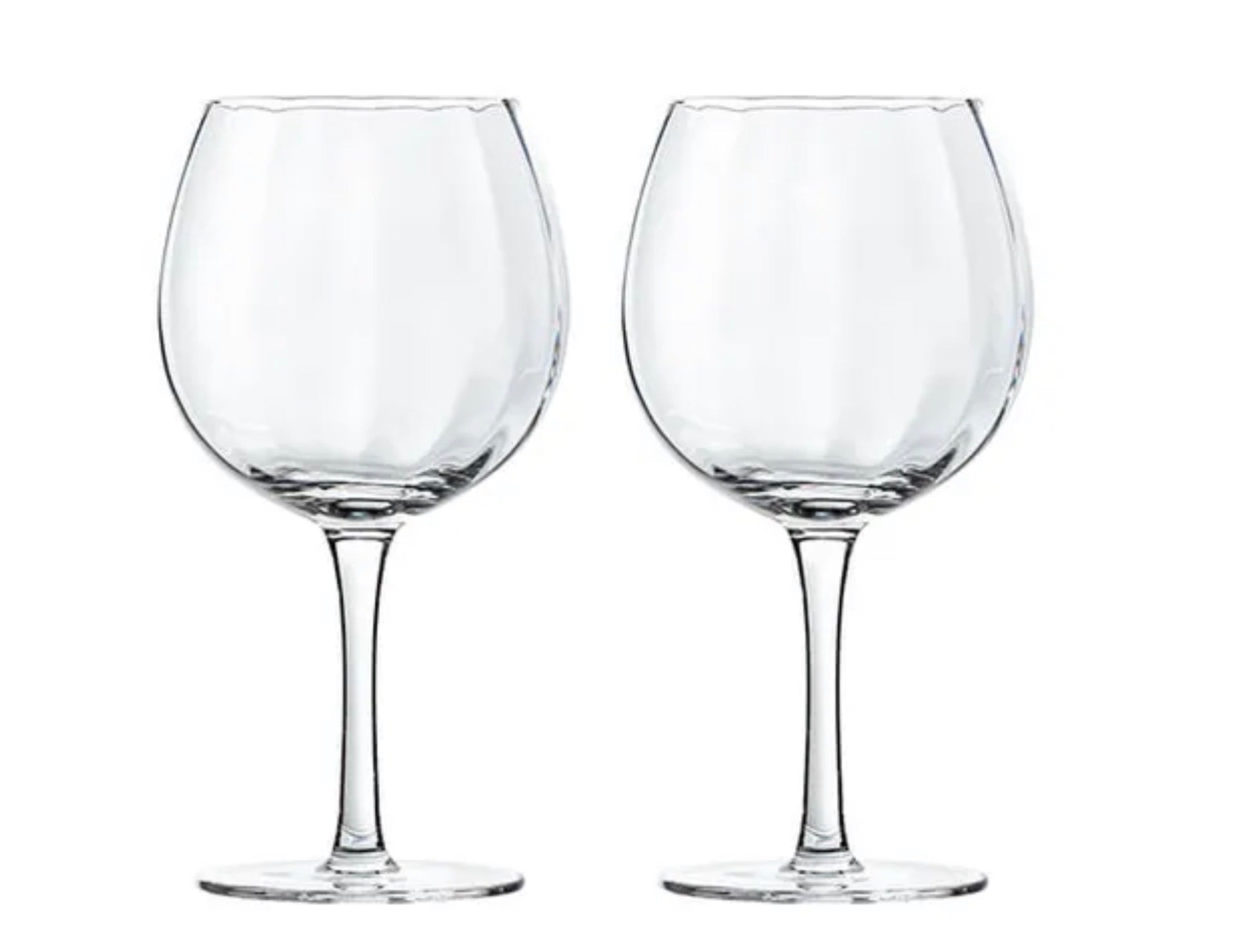 Artisan Street Ripple Set Of 2 Balloon Gin Glasses
