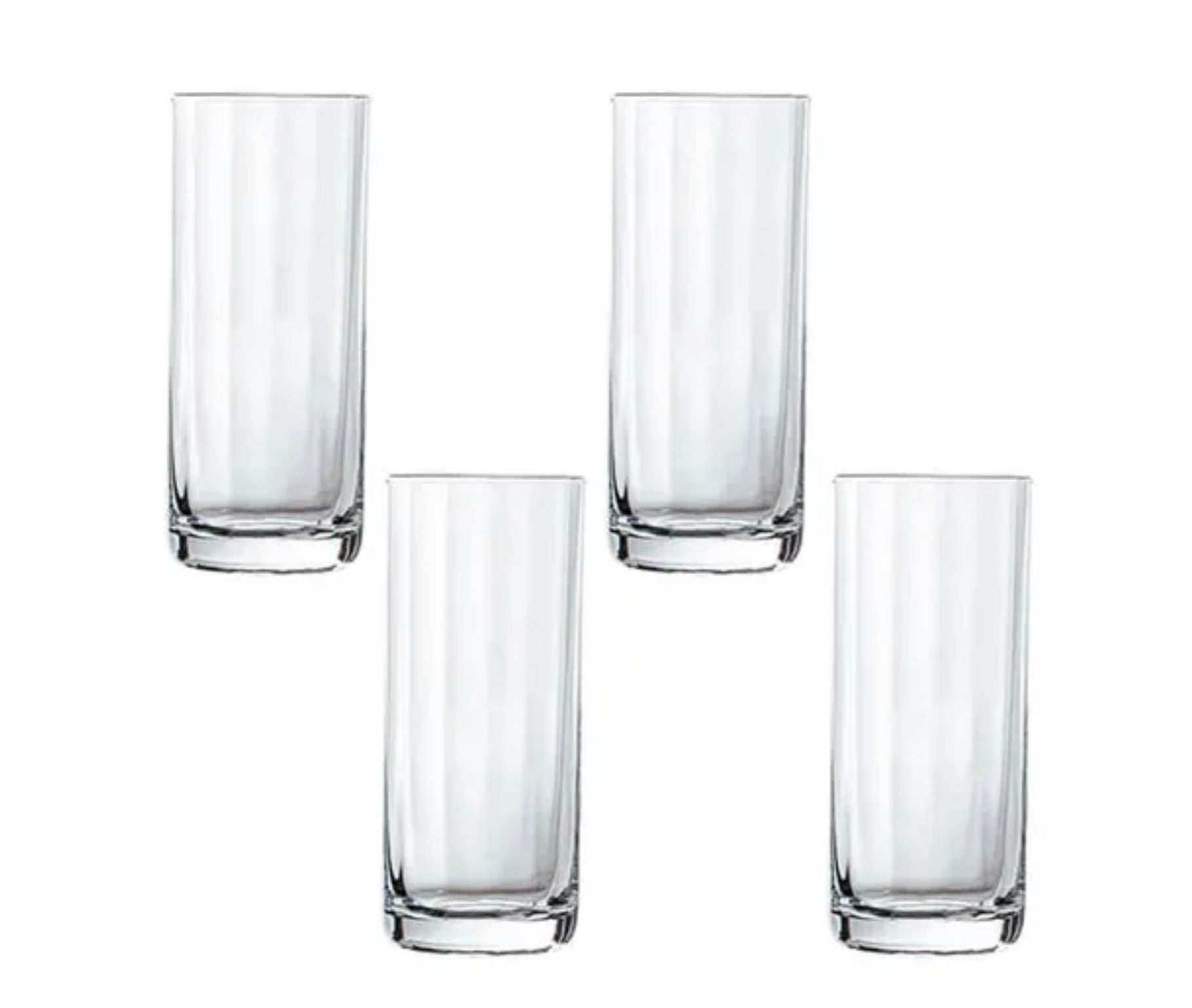 Artisan Street Ripple Set of 4 Highball Glasses