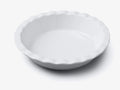 W.M.Bartleet Pie Dish Round with Crinkle Crust Rim Porcelain