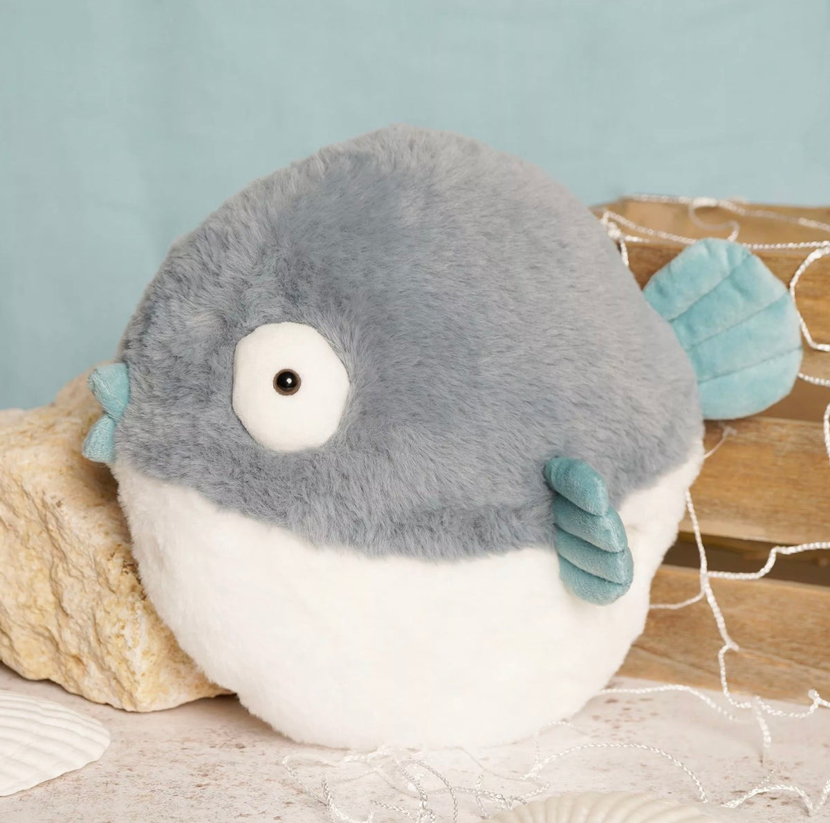 Softies Phil The Plush Puffa Fish