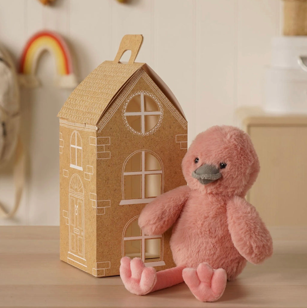 Softies Flo The Plush Long Leg Flamingo Chick