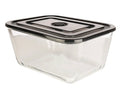 &Again Glass Rectangular Midnight Storage Container