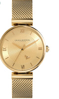 Olivia Burton Signature 36mm Minima Bee T-Bar Gold Mesh Watch
