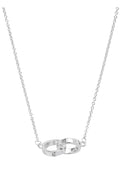 Olivia Burton Interlink Chain Necklace Silver