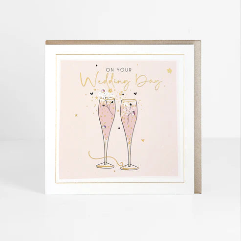 Belly Button On Your Wedding Day Greetings Card
