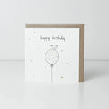Belly Button Designs Happy Birthday Balloon Greetings Card