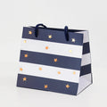 Belly Button Designs Mug Gift Bag Blue Stripe