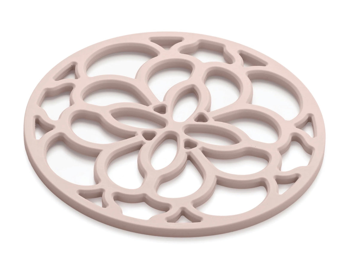 Zeal Mini Rose Silicone Heritage Circular Hot Mat Trivet, 13cm