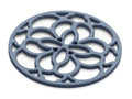 Zeal Mini Provence Blue Silicone Heritage Circular Hot Mat Trivet, 13cm