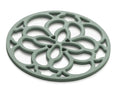 Zeal Mini Sage Silicone Heritage Circular Hot Mat Trivet, 13cm