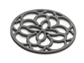 Zeal Mini Elephant Grey Silicone Heritage Circular Hot Mat Trivet, 13cm