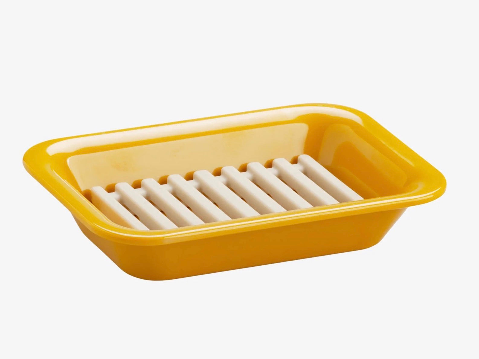 Zeal Two Part Rose Melamine Soap Dish