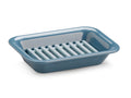 Zeal Two Part Provence Blue Melamine Soap Dish
