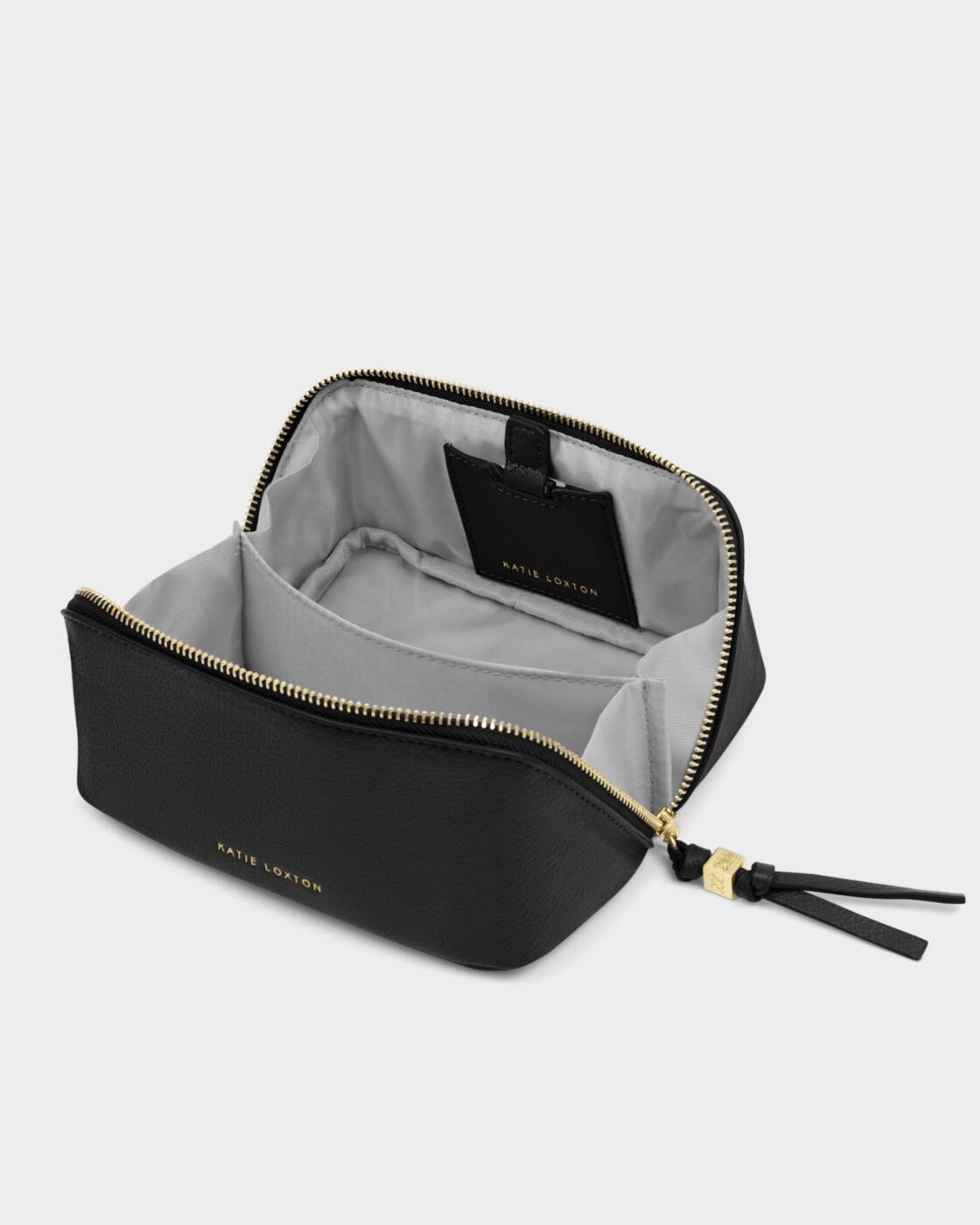 Katie Loxton Fold-Out Mirror Make Up Bag Black