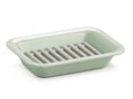 Zeal Two Part Sage Green Melamine Soap Dish