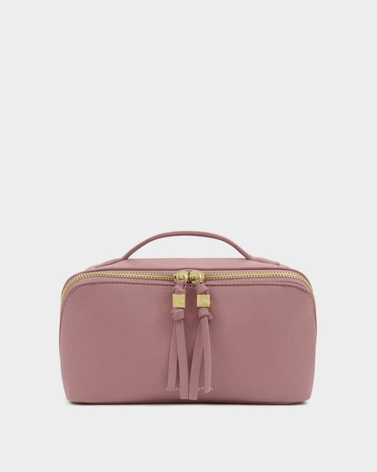 Katie Loxton Soho Medium Make Up/Wash Bag Deep Rose