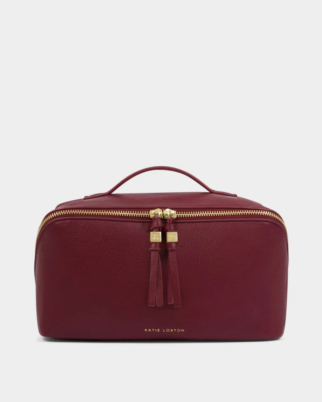 Katie Loxton Soho Large Make Up/Wash Bag Cherry