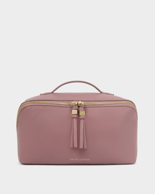 Katie Loxton Soho Large Make Up/Wash Bag Deep Rose