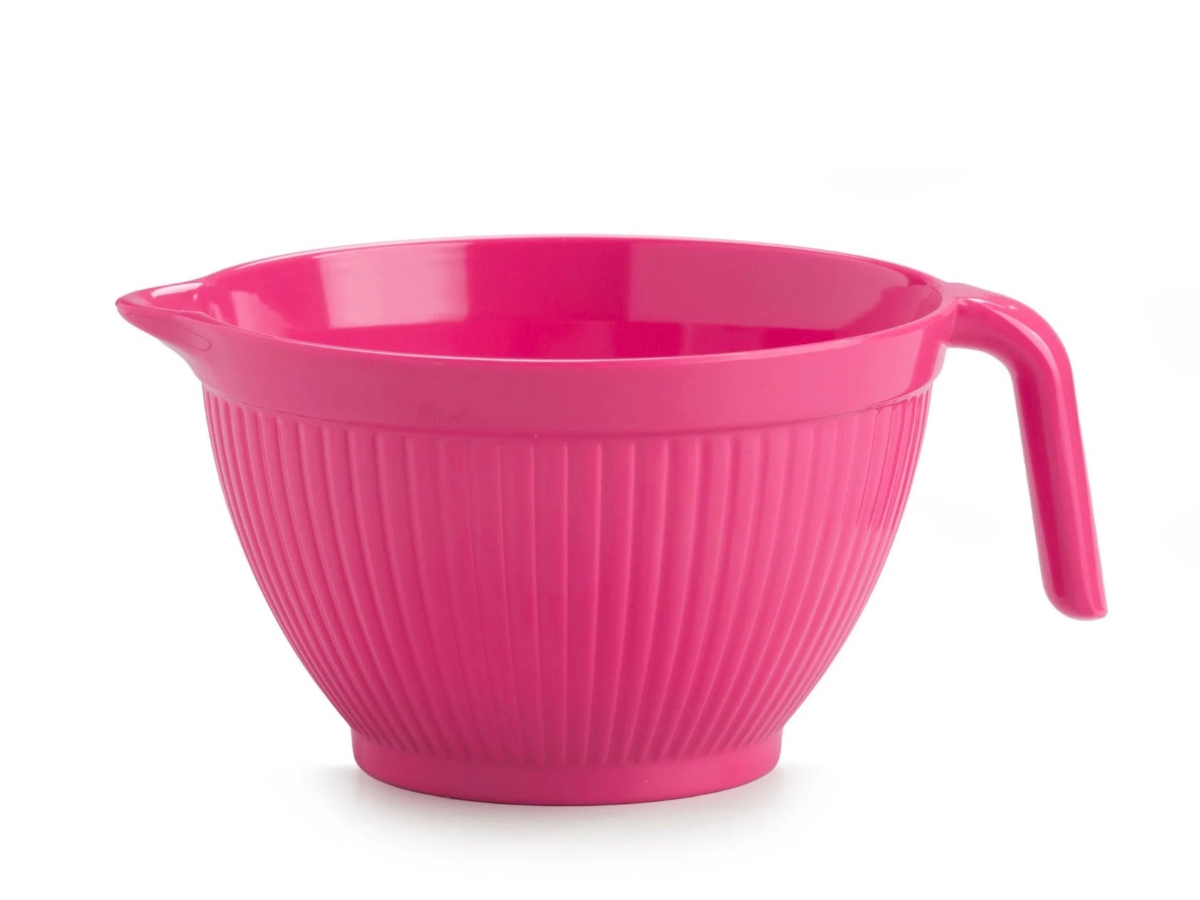 Zeal Mini Melamine Mixing Bowl Neon Pink Jug, 1 Pint