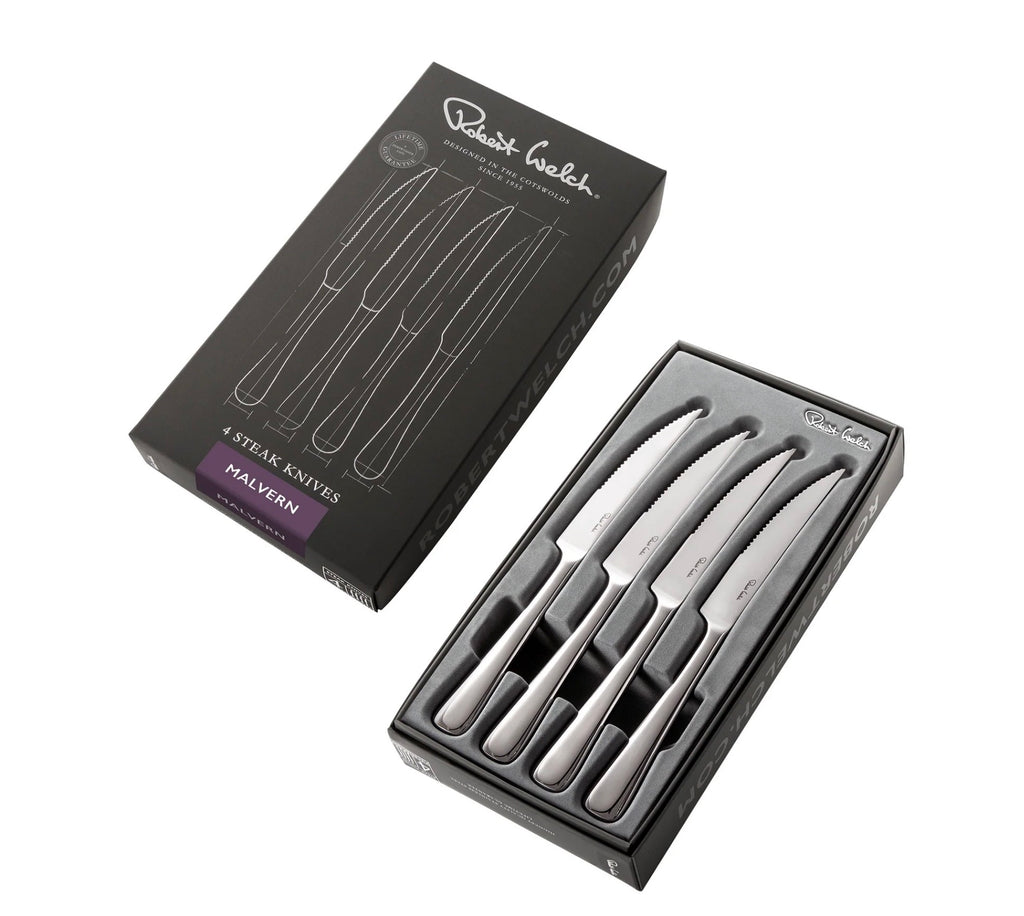 Robert Welch Malvern Bright Steak Knife Set of 4