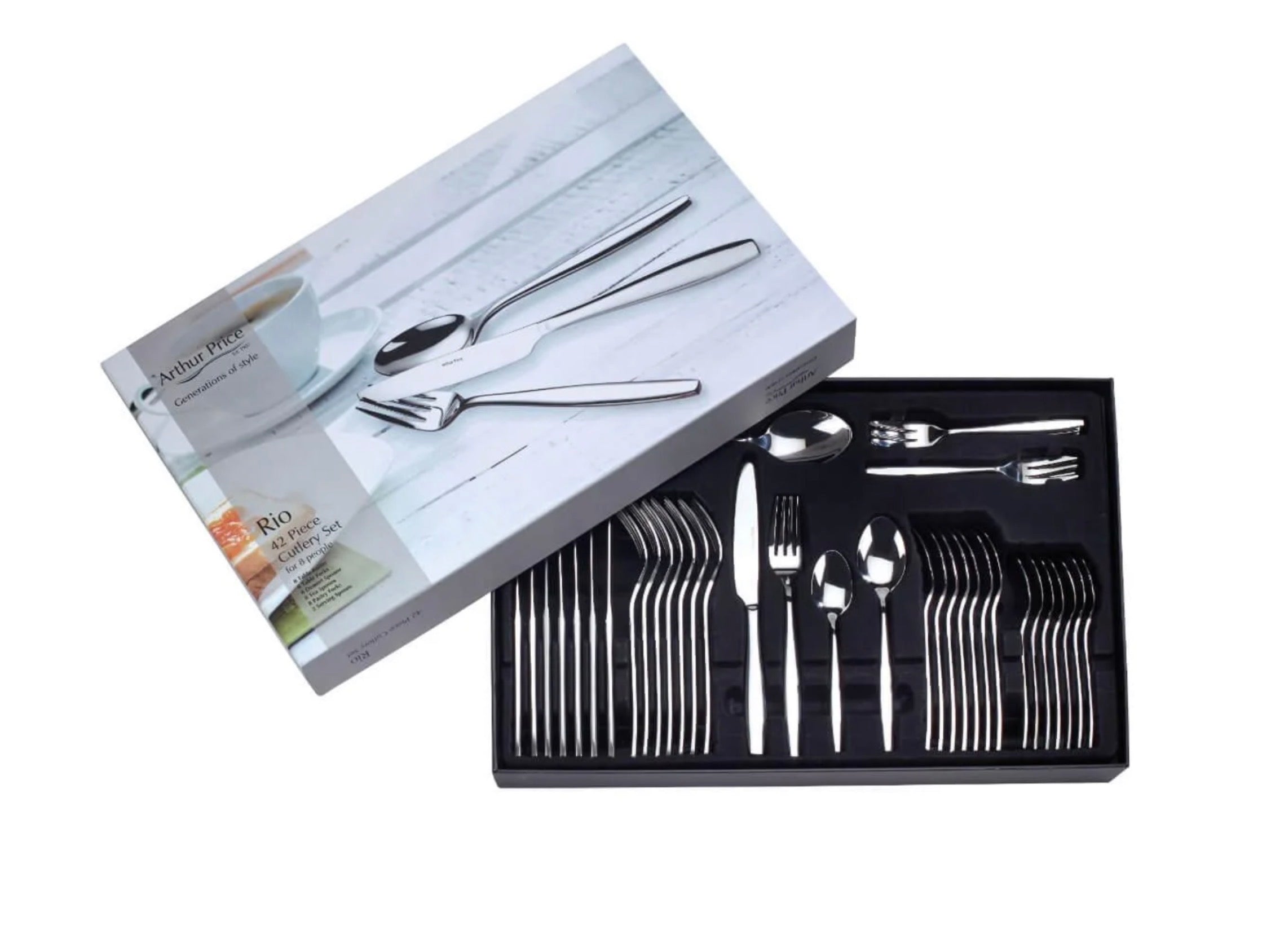 Arthur Price Rio 42 Piece Cutlery Box Set