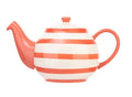 SIIP Wide Horizontal Stripe Six Cup Teapot