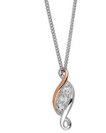 Clogau Past Present Future Sterling Silver Pendant with Topaz