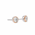 Clogau Celebration Sterling Silver Stud Earrings with Topaz