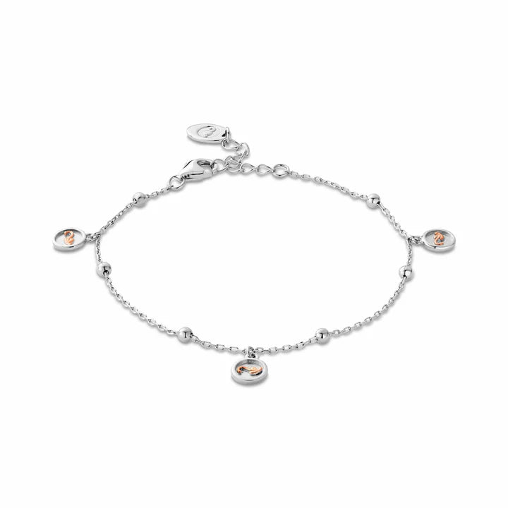 Clogau Insignia Sterling Silver Drop Bracelet