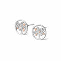 Clogau Tree of Life Sterling Silver Stud Earrings