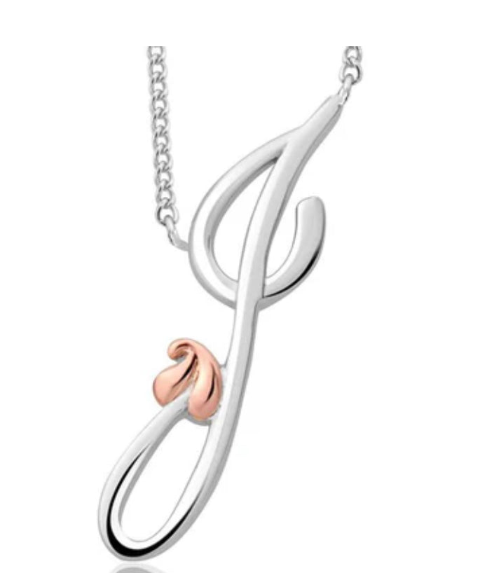Clogau  Silver Tree Of Life Initials Letter J