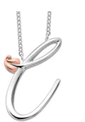 Clogau Silver Tree Of Life Initials Letter C