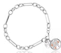 Clogau Silver Tree of Life Figaro Bracelet