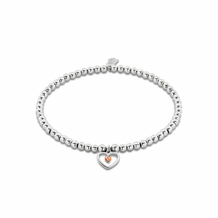Clogau Tree of Life® Sterling Silver Heart Affinity Bracelet