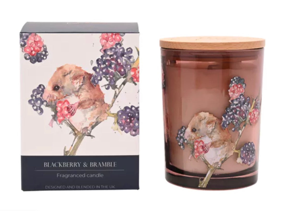 Meg Hawkins 250g Field Mouse Candle Blackberry Bramble