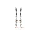 Clogau Celebration Sterling Silver Drop Earrings with Topaz