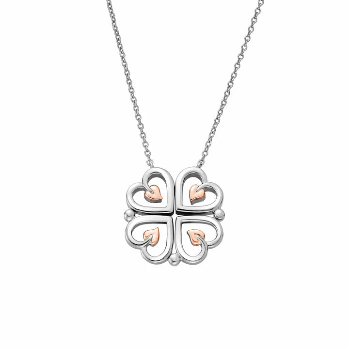 Clogau Tree of Life Sterling Silver Heart Necklace