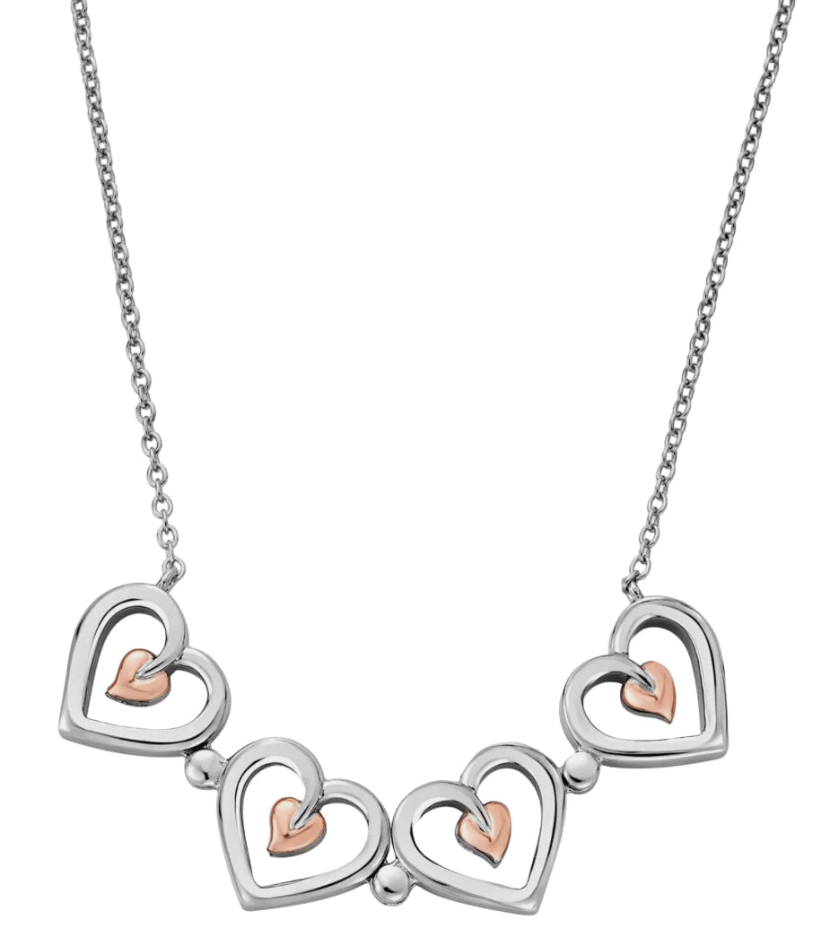 Clogau Tree of Life Sterling Silver Heart Necklace