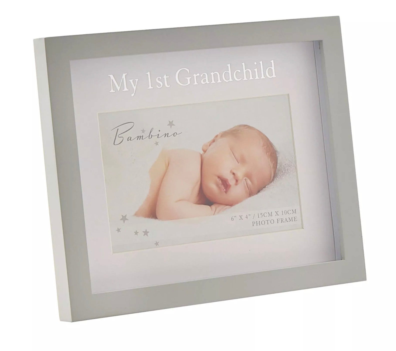 Bambino My First Grandchild Frame 6”x 4” in Lidded Gift Box