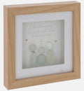 Pebble Glass Square Plaque Christening