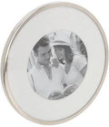 Silver Curve Round Frame