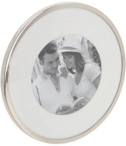 Silver Curve Round Frame