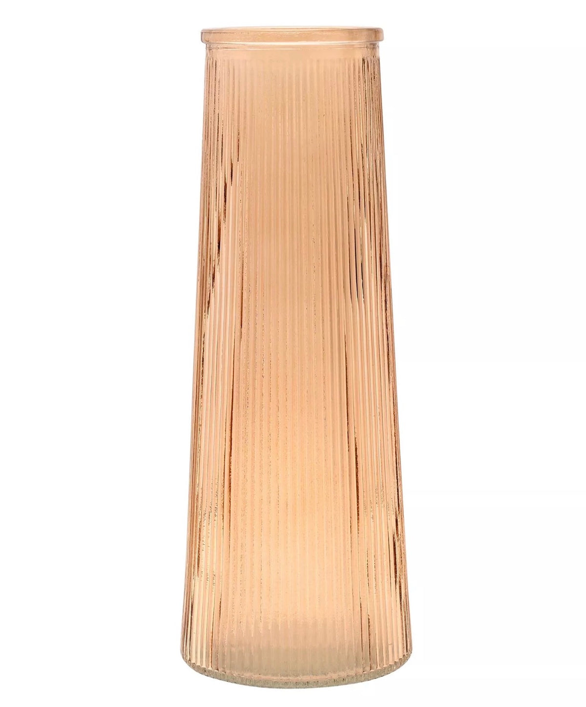 Hestia Glass Vase Brown