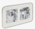 Silver Curve Double Frame 4x4