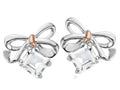 Clogau Silver Bow Stud Earrings