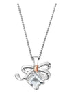 Clogau Silver Christmas Bow Pendant